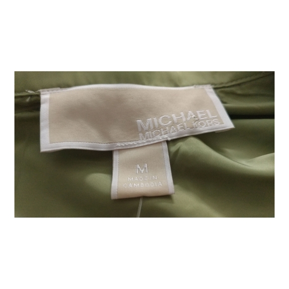NWT Women's Michael Kors Light Sage Jacket M - Picture 6 of 7